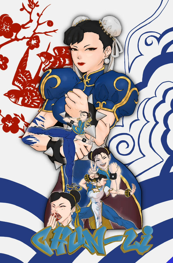 chun li collage